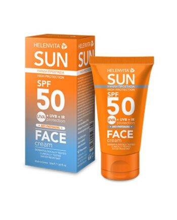Helenvita Sun Face Cream Αδιάβροχη Κρέμα Προσώπου Spf50, 50ml