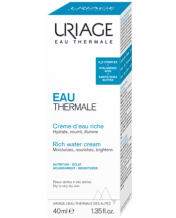 Uriage Eau Thermale Rich Water Cream Ενυδατική Κρέμα Προσώπου Πλούσιας Υφής, 40ml