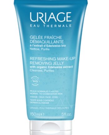 Uriage Refreshing Make-Up Removing Jelly Αναζωογονητικό Τζελ Ντεμακιγιάζ, 150ml