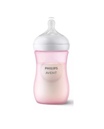 Philips Avent Natural Response Πλαστικό Μπιμπερό Ροζ 1m+ 260ml