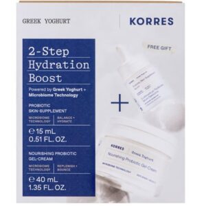 Korres Greek Yoghurt 2-Step Hydration Boost Promo Nourishing Probiotic Gel-Cream Ενυδατικη Κρεμα-Gel με Προβιοτικα, 40ml...