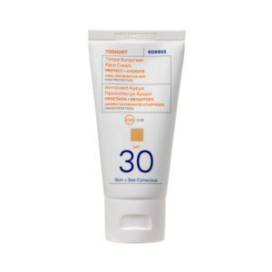 Korres Yoghurt Tinted Sunscreen Face Cream SPF30 Αντηλιακη Κρεμα Προσωπου με Χρωμα, 50ml