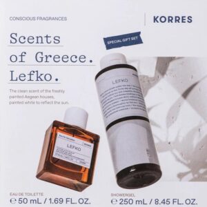 Korres Lefko Special Gift Set με Eau de Toilette Lefko Αρωμα, 50ml & Shower Gel...