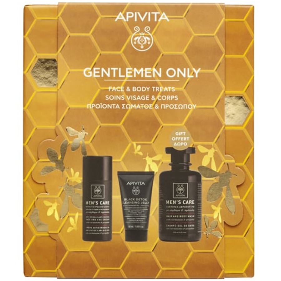 Apivita Gentlemen Only Promo Men’s Care Face & Eye Cream Κρεμα για Προσωπο & Ματια,...