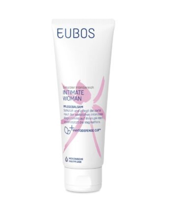 Eubos Intimate Woman Skin Care Balm Γαλάκτωμα Περοποίησης της Ευαίσθητης Περιοχής Προστατευτική φροντίδα και υγιεινή αίσθηση φρεσκάδας. Έχει καταπραϋντική δράση. Mειώνει τον κίνδυνο ερεθισμού μετά το ξύρισμα και την αποτρίχωση. Οι κύριοι ενεργοί παράγοντες: Γαλακτικό οξύ, διαφυλάσσει το ελαφρώς φυσικό όξινο pH της ευαίσθητης περιοχής. Πανθενόλη, βελτιώνει την ικανότητα του δέρματος να διατηρεί την υγρασία. PhytoDefense CLR™, προστατεύει, καταπραΰνει, μειώνει την ερυθρότητα του δέρματος μετά από μηχανική καταπόνηση. Λάδι Jojoba, θρέφει και ενυδατώνει το δέρμα. Αλόη, παρέχει υγρασία. Πρεβιοτικό Bioecolia®, διεγείρει την ανάπτυξη ωφέλιμων βακτηρίων και υποστηρίζει την κολπική χλωρίδα. ΧΑΡΑΚΤΗΡΙΣΤΙΚΑ Χωρίς μικροπλαστικά σωματίδια. Χωρίς PEG. Χωρίς σιλικόνες. Χωρίς mineral oil. Χωρίς άρωμα. Κατάλληλο για vegan. Γυναικολογικά ελεγμένο. ΧΡΗΣΗ Εξωτερική χρήση στην ευαίσθητη περιοχή. ΣΥΣΤΑΤΙΚΑ Eubos Intimate Woman Skin Care Balm Γαλάκτωμα Περοποίησης της Ευαίσθητης Περιοχής, 125ml