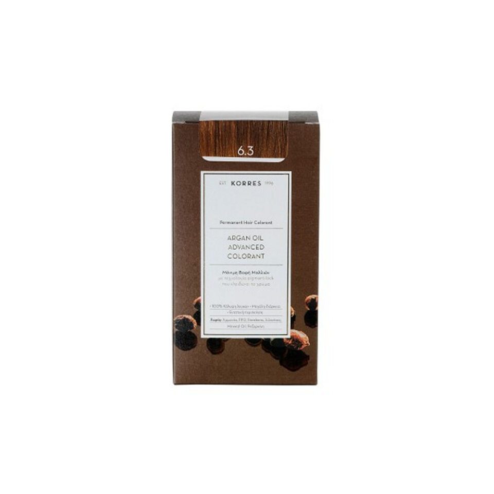 Korres Argan Oil Advanced Colorant Ξανθό Σκούρο Χρυσό 6.3