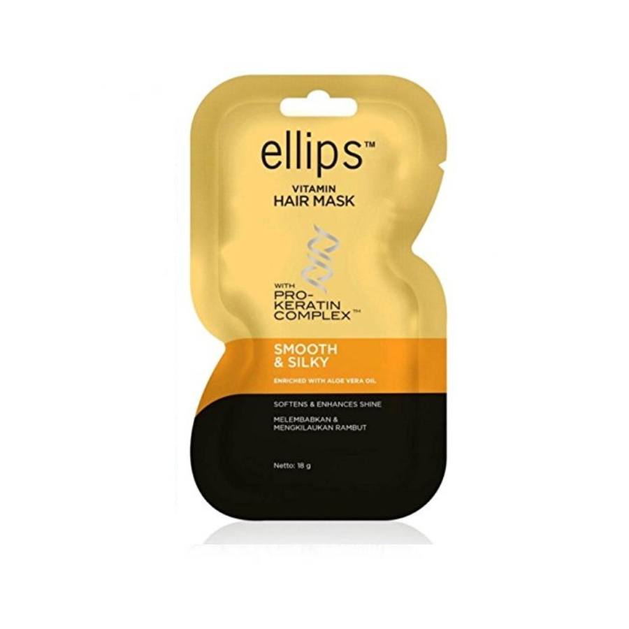 ELLIPS Vitamin Hair Mask Smooth & Silky Μάσκα Μαλλιών για Λάμψη 18gr