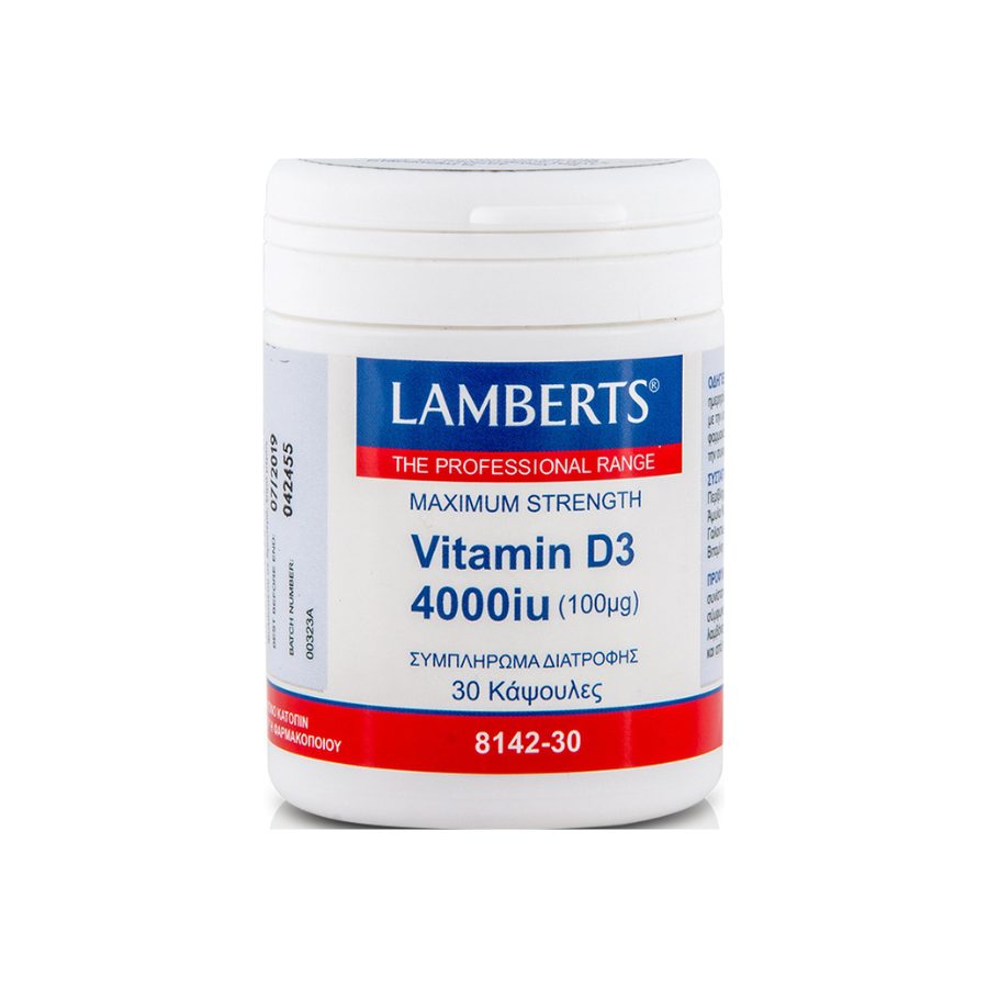 Lamberts Vitamin D3 4000iu 30 caps