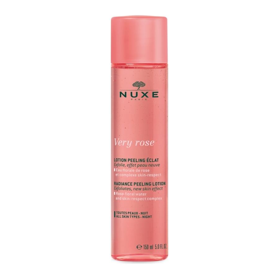 Nuxe Very Rose Radiance Peeling Lotion Λοσιόν απολέπισης με οξέα φρούτων 150ml