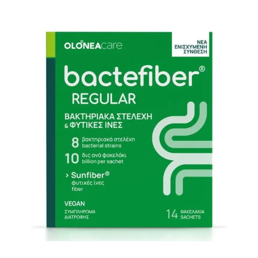 Olonea Bactefiber Κανονικές Φυτικές Ίνες για την Ανακούφιση από τη Δυσκοιλιότητα 14 φακελάκια x 5 g