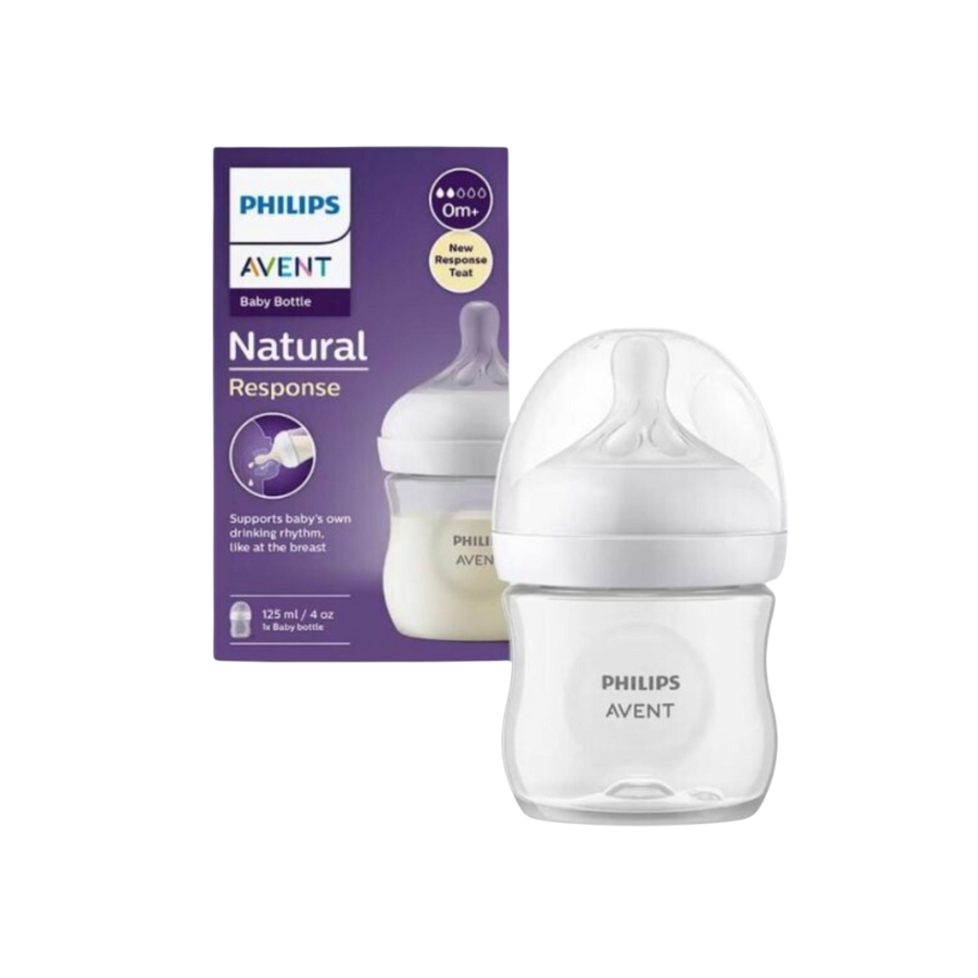 Philips Avent Natural Response Πλαστικό Μπιμπερό 0m+ 125ml