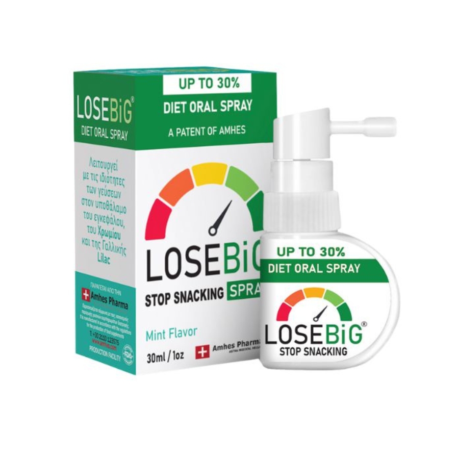 Losebig Stop Snacking Diet Oral Spray Mint Flavor 30 ml