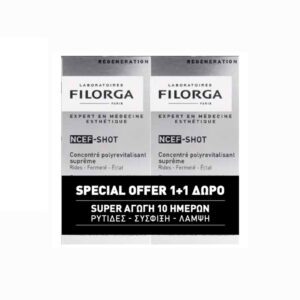 Filorga Promo (1+1 Δώρο) NCEF-Shot Εντατική Αγωγή Αντιγήρανσης, 2x15ml