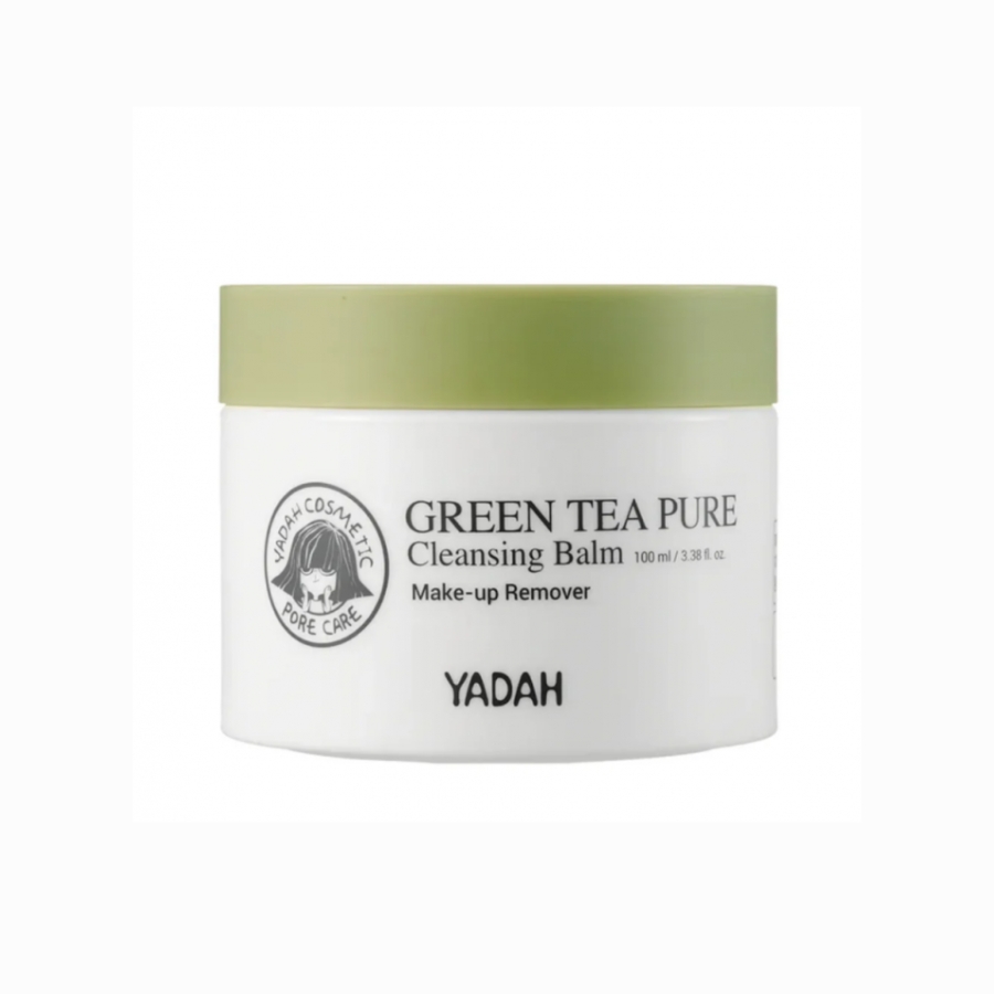 Το Yadah Green Tea Pure Cleansing Balm 100ml είναι ένα πολυλειτουργικό balm ντεμακιγιάζ που αφαιρεί αποτελεσματικά το μακιγιάζ (ακόμη και το αδιάβροχο), το αντηλιακό και τους ρύπους της ημέρας, χωρίς να ξηραίνει την επιδερμίδα