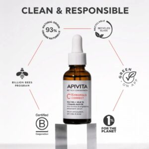 Apivita C15 Propolis Correct Vit. C 15% + Vit. E 1% + Propolis AoX-CR Serum 30 ml (1)