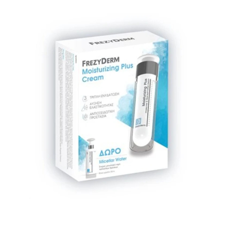 Frezyderm Promo Moisturizing Plus Cream, 50ml & Micellar Water, 50ml