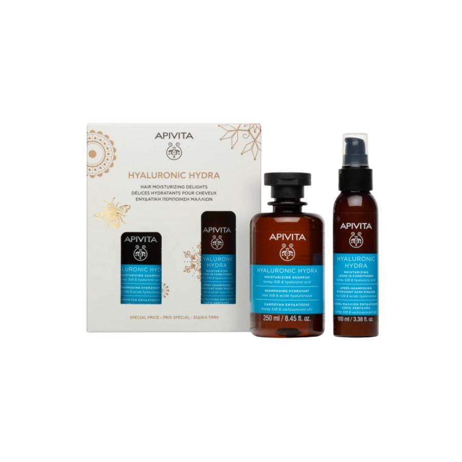 Apivita Promo Hyaluronic Hydra Shampoo + Conditioner