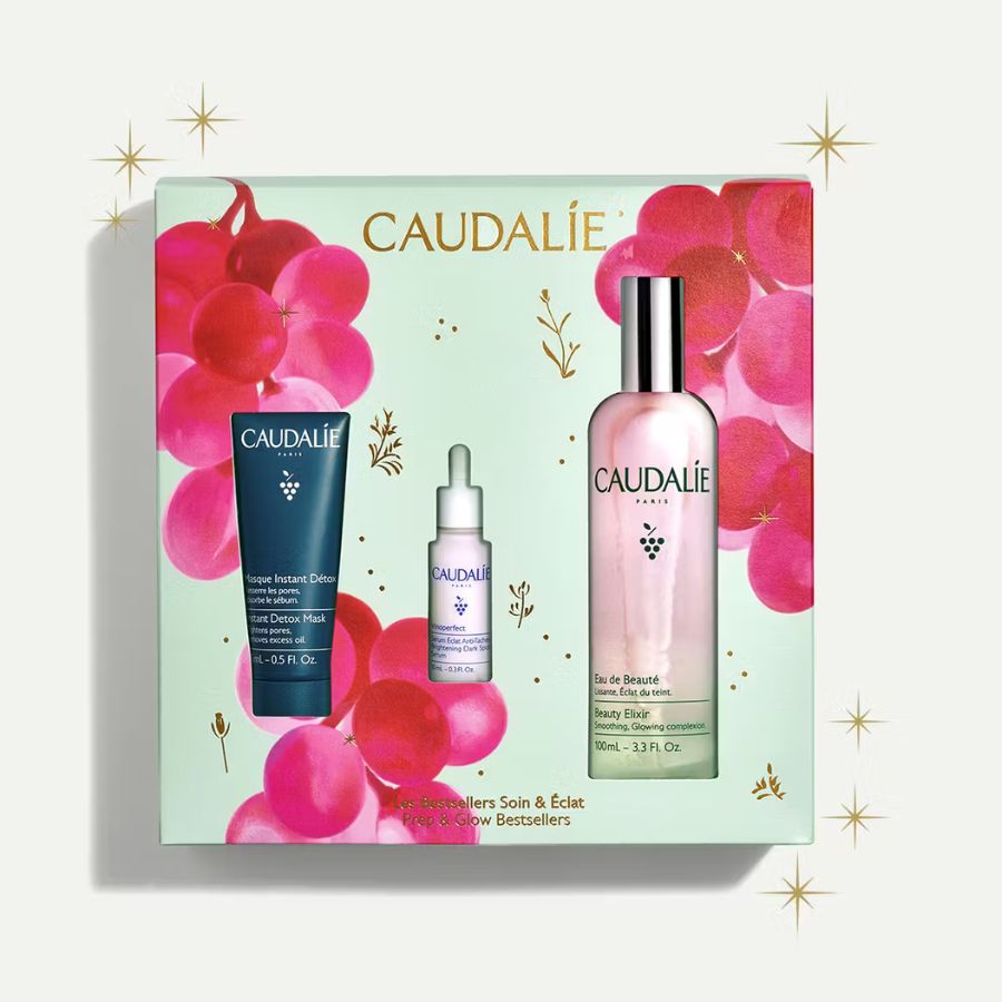 Caudalie Promo Beauty Elixir 100ml Prep & Glow Bestsellers Trio