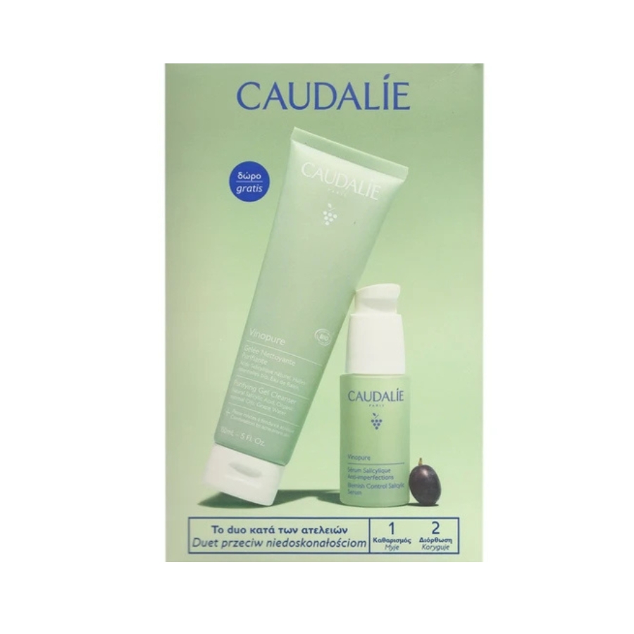 Caudalie Promo Vinopure Blemish Control Salicylic Serum 30ml & Δώρο Purifying Cleanser Gel 150ml