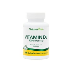 Natures Plus Vitamin D3 1000 IU, 30softgels