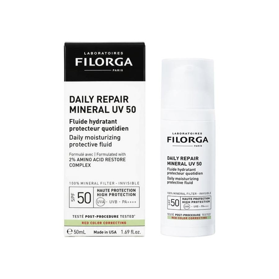 Filorga Daily Repair Mineral UV 50 Protective Fluid Αντηλιακή Κρέμα Λεπτόρευστης Υφής SPF50, 50ml
