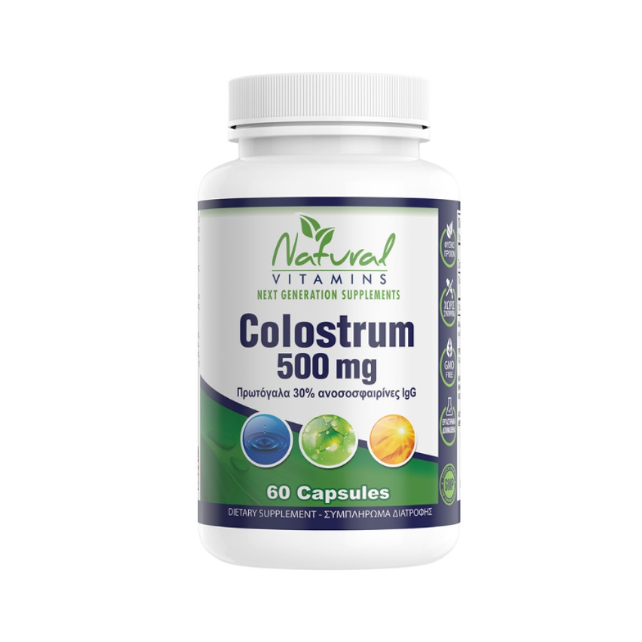 Natural Vitamins Colostrum 500mg, 60caps