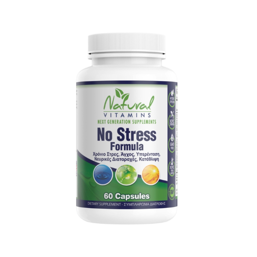 Natural Vitamins No Stress Formula, 60caps
