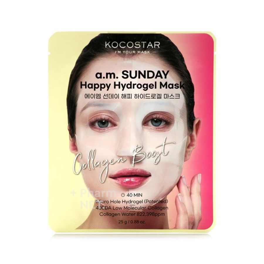 Kocostar Collagen Boost A.M. Sunday Happy Hydrogel Mask 1τεμ