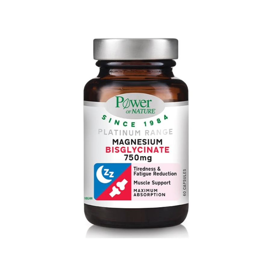 Power Health Platinum Range Magnesium Bisglycinate 750mg, 60caps