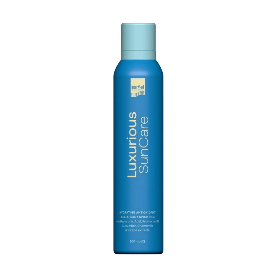 Intermed Luxurious Sun Care Hydrating Antioxidant Mist Face & Body Αναζωογονητικό Σπρέι 200ml