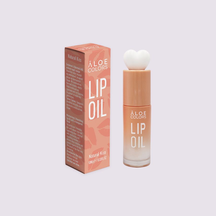 Aloe + Colors Lip Oil Cherry Pop 10ml Beige